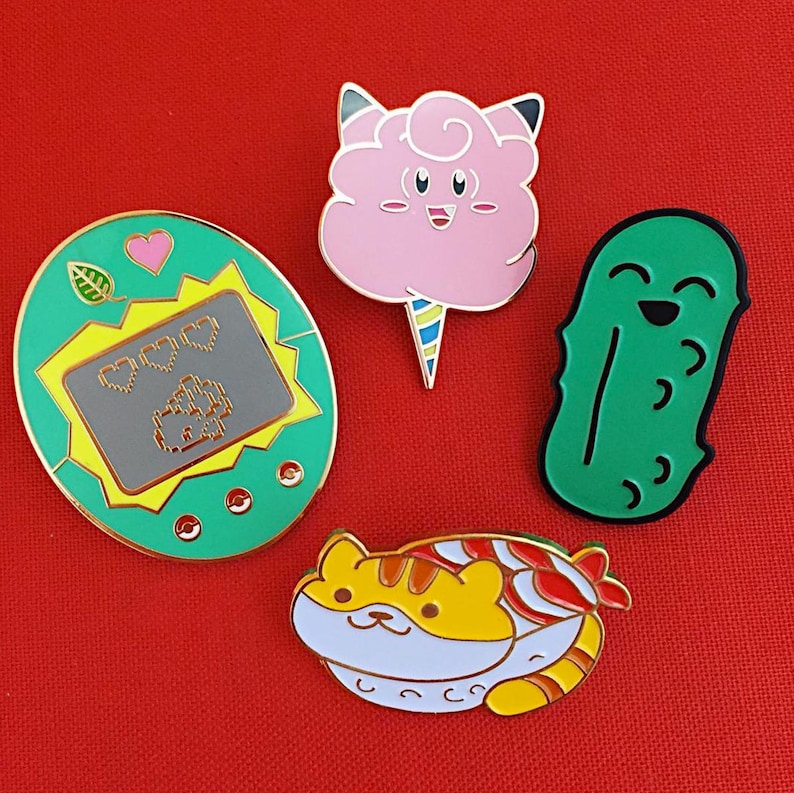 Clefairy Floss Enamel Pin