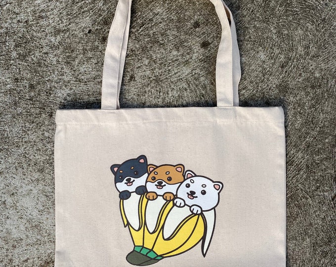 Shiba Inu Dog Pupppy Print Pattern Crossbody Bags