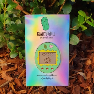 Bulbagotchi Enamel Pin (Bulbasaur x Tamagotchi)