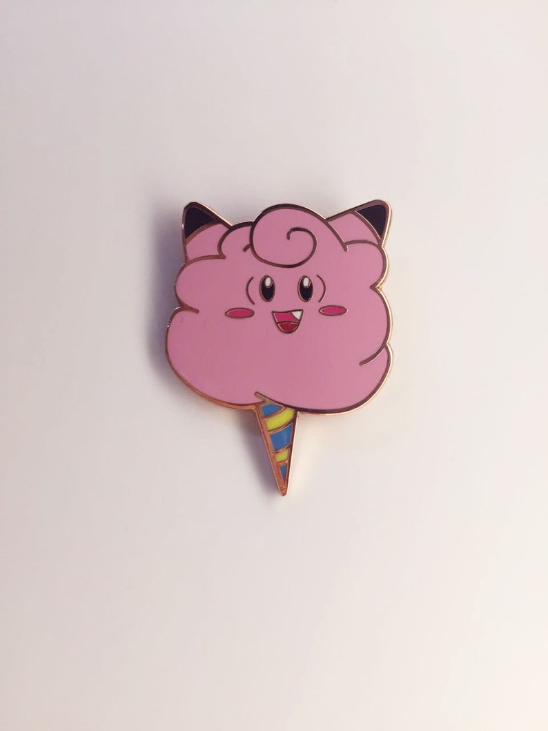 Clefairy Floss Enamel Pin