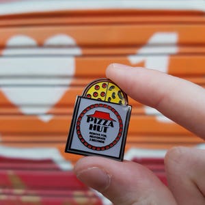 Rehydrated Pizza Hut Pizza Back To The Future Hard Enamel Pin