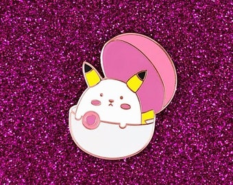 Bashful Pikachu Bear Hard Enamel Pin - Gamer Collection