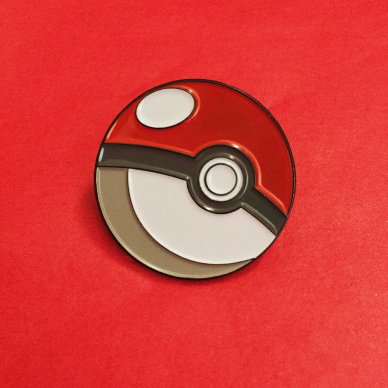 Pokeball Pokemon Collectible Enamel Pin image 2