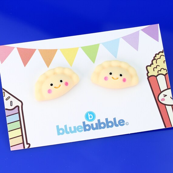 Bluebubble My Sweet Shop Pick & Mix Earrings – Funky Retro Food Dangles In Yellow & Pink