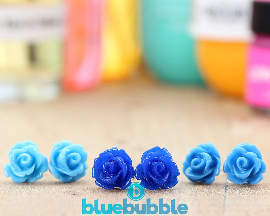 Sapphire Blue Teardrop Leverback Earrings By Katherine Swaine