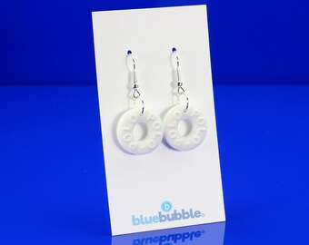 bluebubble MY TUCK SHOP Mint Dangle Earrings on Gift Card - Fun Funky Food Cute Kitsch Kawaii