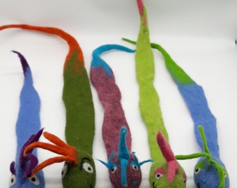 dragon, school, bookmark, wool decoration