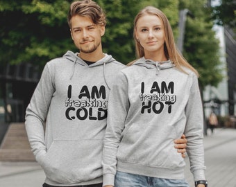 Couple Gift Hoodies - Freaking Hot Hoodie- Funny Couple Hoodies- Matching Couple Outfit  - Couple Hoodies - Matching couple hoodies