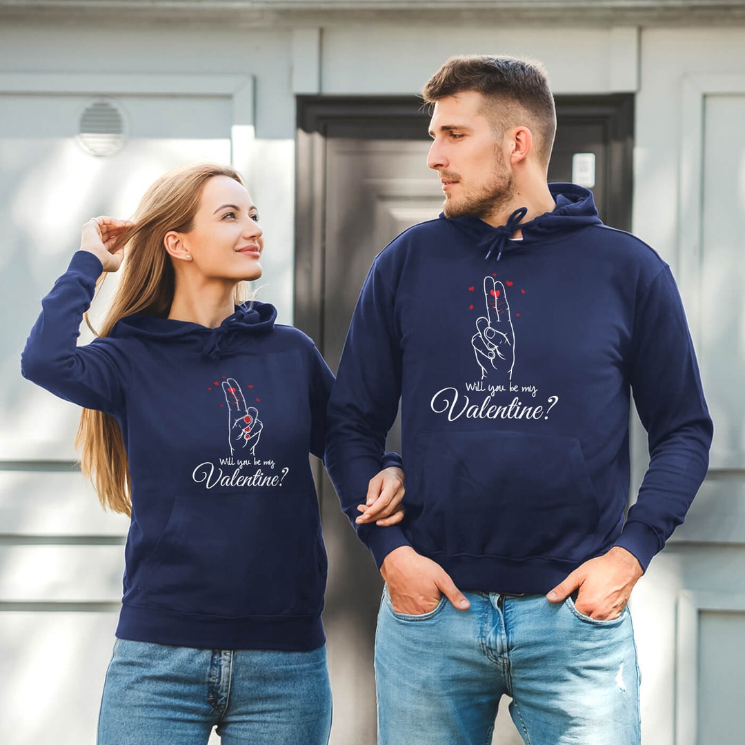 Novios Sudaderas Personalizadas Para El 14 De Febrero Playeras