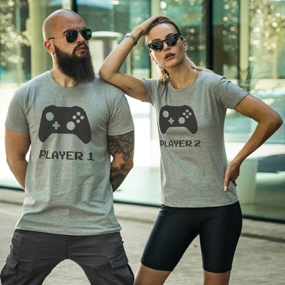 Gamepad Shirts for Couple Players Matching Couple T-shirts - Etsy