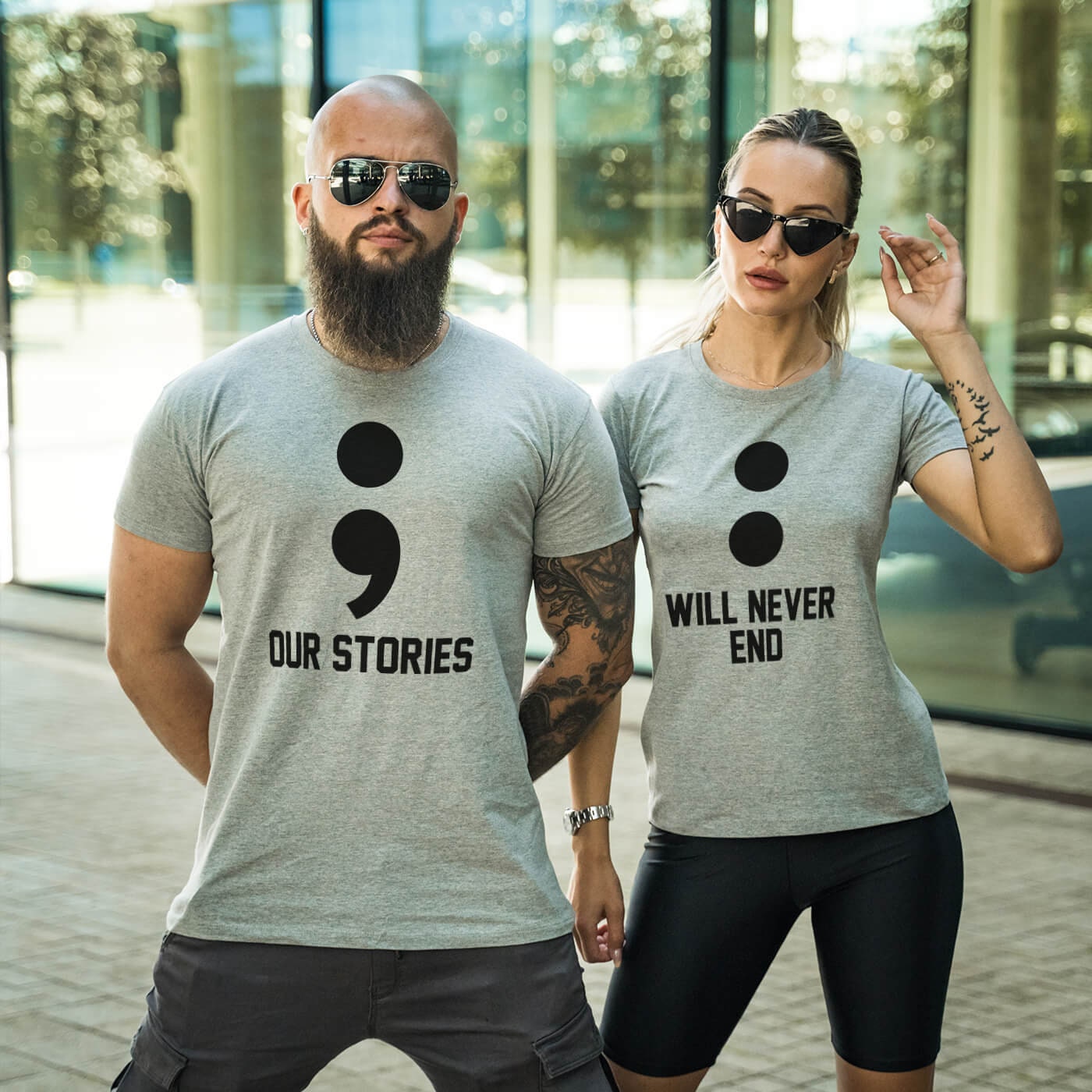 Discover T-Shirt Couple Drôle Pour Elle Et Lui T-Shirts Familiaux Assortis