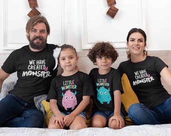 Family monster shirts - Matching family t-shirts - Family tees - Family Vacation shirts - Family Outfits matching - Made by VIVAMAKE