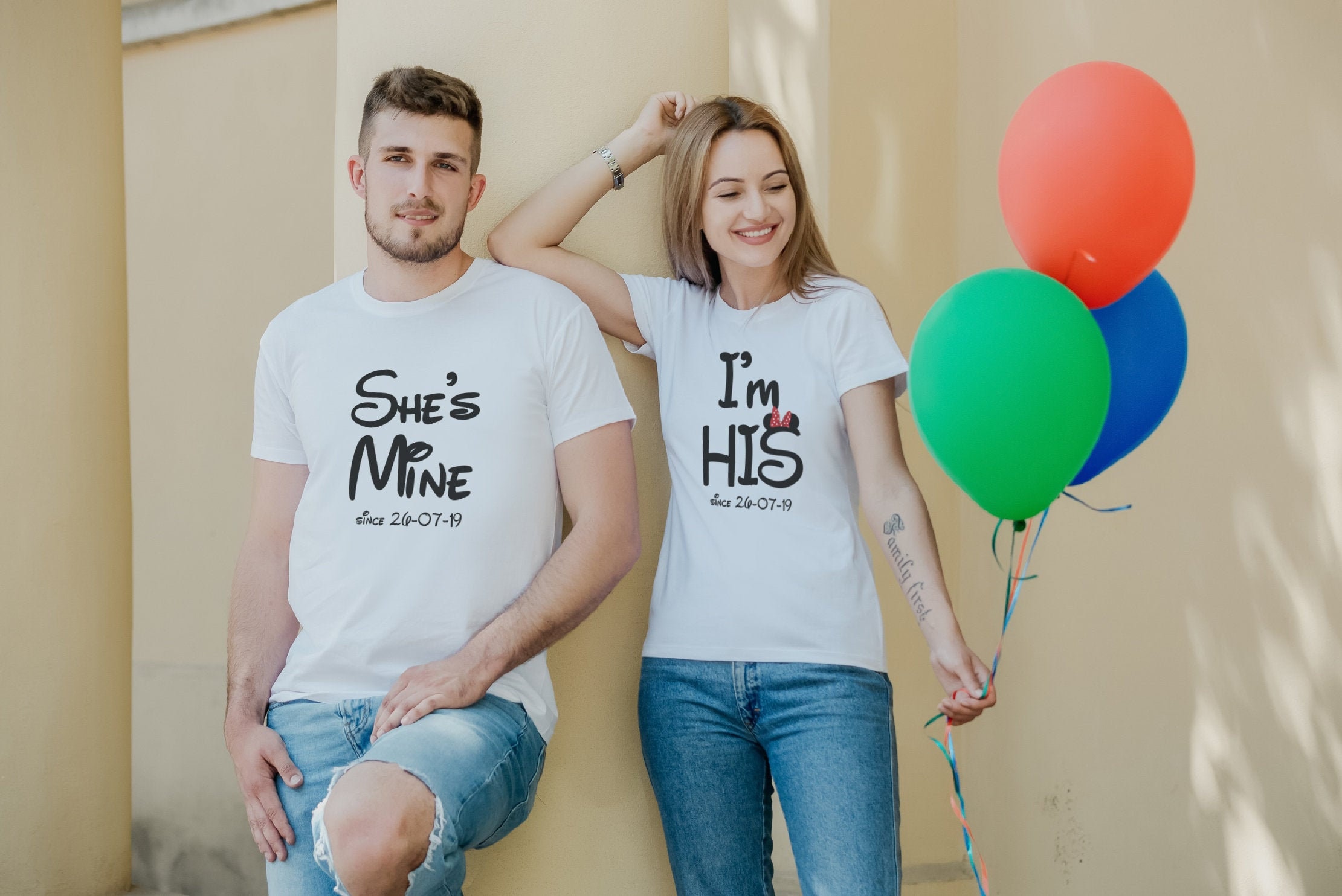 Disney couple t outlet shirts