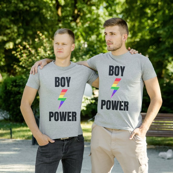 Buy Boy Power Shirts Pärchen T-shirts Couple Shirt Gay Pride Online in  India - Etsy