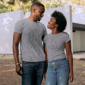 Lion couples shirts Lioness matching couple shirts His and | Etsy