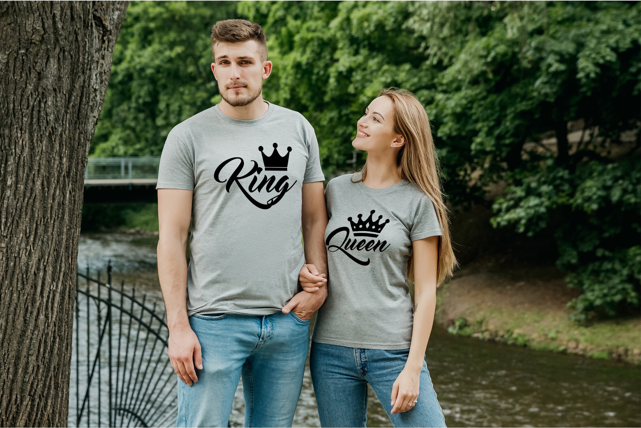 King queen tshirt Etsy España