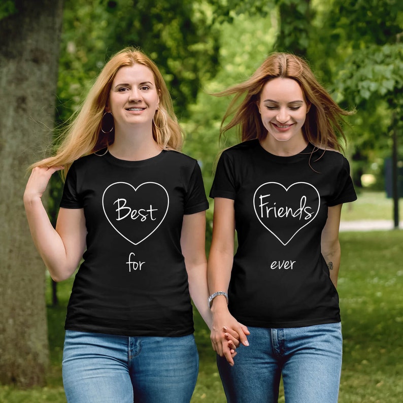 Best Friends Shirts Bff Matching Shirts Besties Shirts Etsy