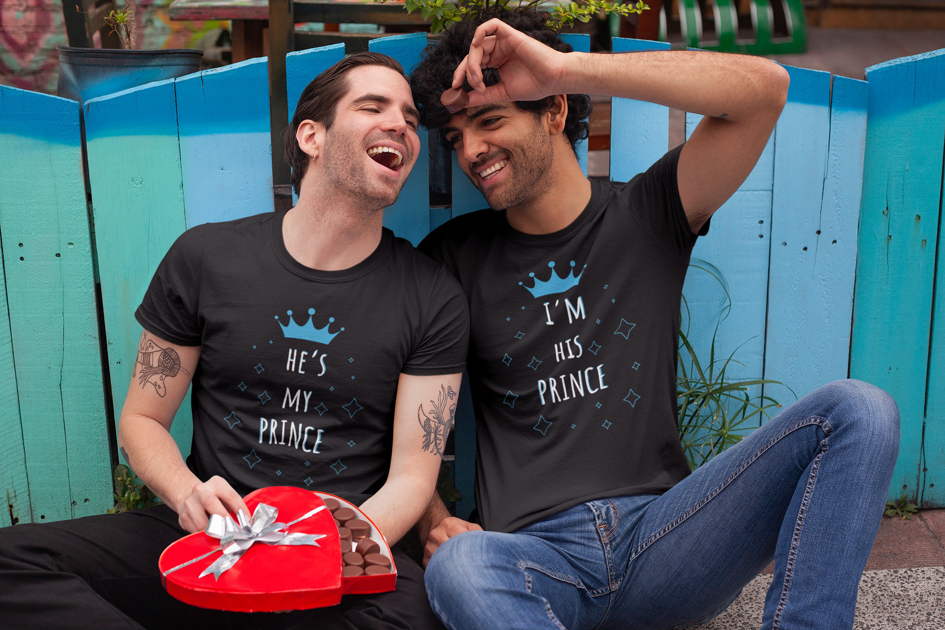 He is My Prince T-shirt Couples Disney Shirts Gay Shirts His and His T  Shirts Couple Shirts Pride Gay Shirts Made by VIVAMAKE 