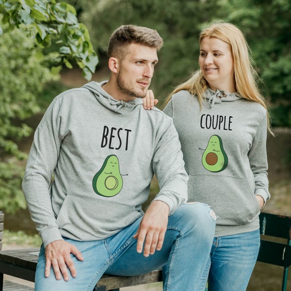 Sudaderas con capucha para parejas de aguacate Jersey - Etsy España