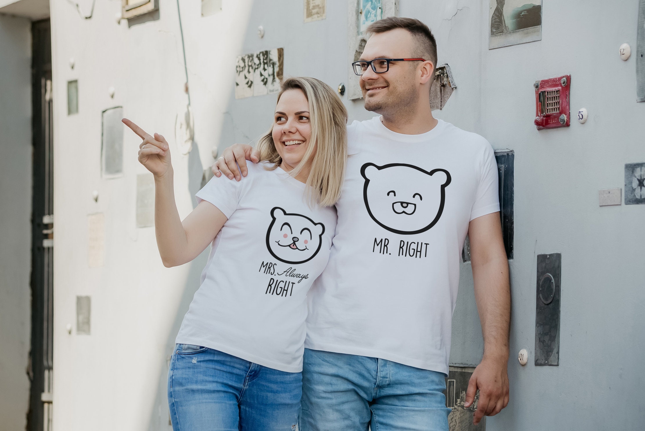 Mr and Mrs Shirts Mrs Always Right T 
