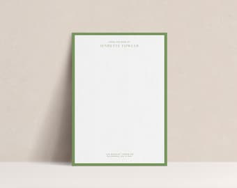 Bradley Creek Notepad, Customized Name Notepad, Personalized Outline Notepad