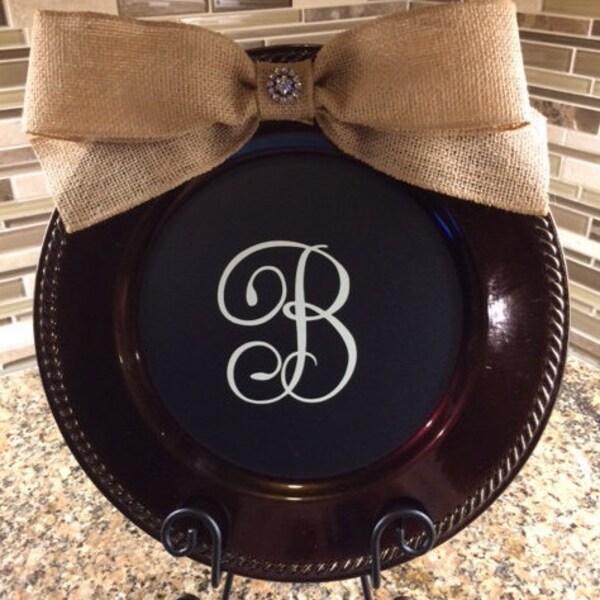 Custom Charger Plate Etsy