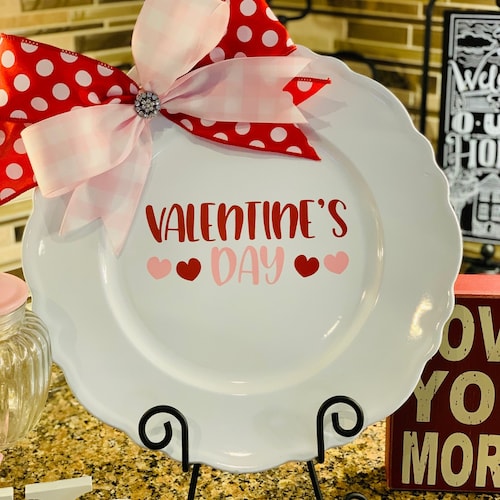 Conversation Hearts Charger Plate Gifts for Her Etsy