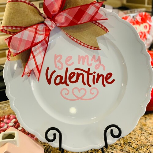 Conversation Hearts Charger Plate Gifts for Her Etsy