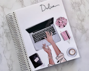 Planner cover for your Erin Condren Planner, Happy Planner, Plum Paper Planner cover, work planner cover, office planner cover, page marker