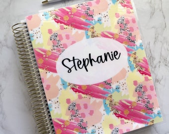 Planner cover for your Erin Condren Planner, Happy Planner, Recollections Planner, Plum Planner cover, planner dashboard, colorful planner