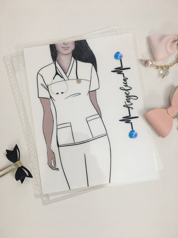 Nurse Planner cover for your Erin Condren Planner, Happy Planner, Recollections Planner, Plum Planner cover, nursing student planner cover