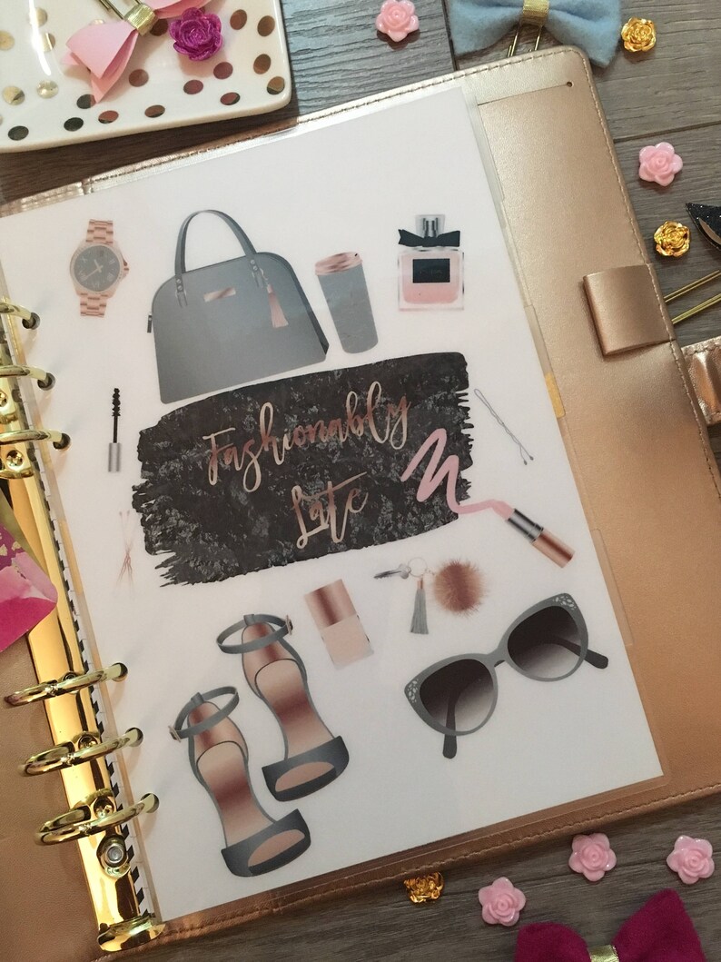 Planner Dashboard Planner Insert Laminated Planner Etsy