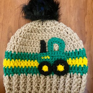 Tractor Hat farm country living winter style John Deere Massey Ferguson New Holland Case tractor gift for boy winter toque image 12