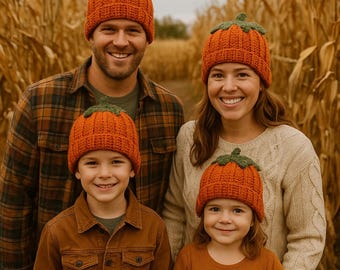 Pumpkin Hat | Crochet Pumpkin Hat | Halloween | mommy and me | thanksgiving | fall | autumn  | harvest | pumpkin patch | pumpkin spice