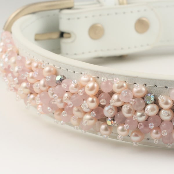 Pearl Dog Collar Etsy