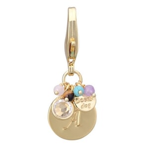 Necklace Initial Charms, Dog Collar Initial Charms, Gold Charms, Collar Accessory, Dog Bling