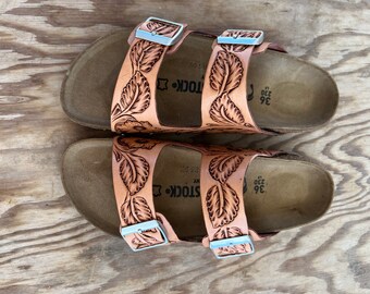 tooled birkenstocks