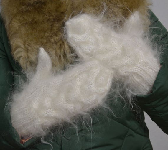 Russian Cashmere Mohair Angora Gloves Mittens 100% Goat Fur Organic Fetish Russian Cashmere Mohair Angora Gloves Mittens 100% Goat Fur Organic Fetish
