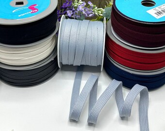 Soft Flat Tubular Braid Drawstring - 0.5 inch, Loungewear Hoodie tie