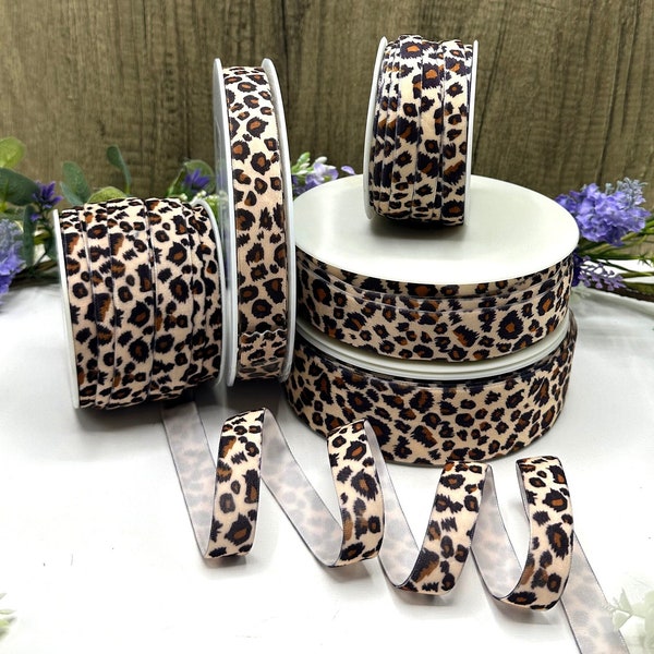 Cheetah Print Ribbon - Etsy