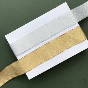 Iridescent Edge Satin Ribbon-Berisfords Ribbon-5 Colours-2/5M-Crafts,Baby Shower 