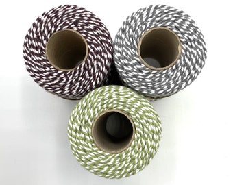 Brown Bakers Twine – 10m Cotton Craft Cord, Gift Wrap