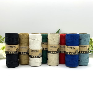 50 PACK 5mm Macrame Cord - 23 color options – Panda Crafty Wholesale Store