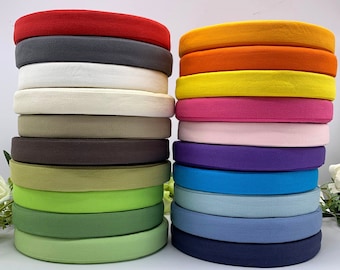 1 inch pure cotton twill tape, 25mm lightweight herringbone binding ribbon for apron ties, bunting, bag handles - 1 to 10 metres