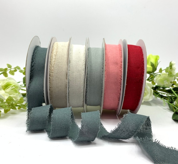 Ribbon: Thank You: 15mm: Natural/Grey Ribbon: Thank You: 15mm: Natural/Grey