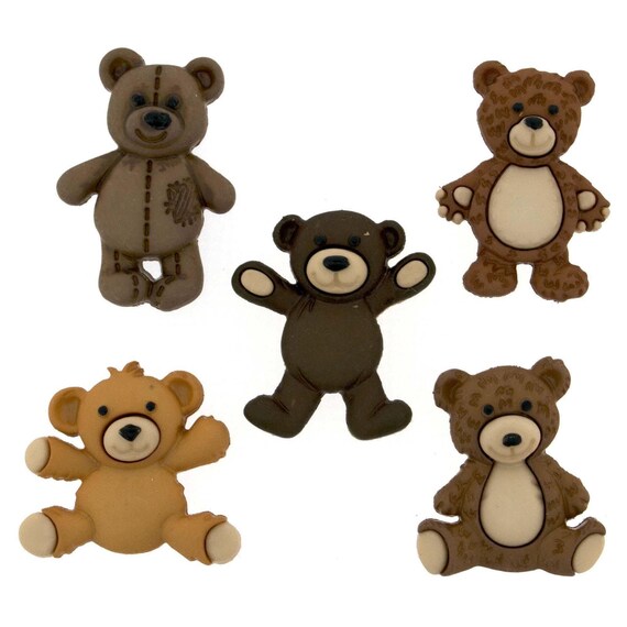 teddy bear buttons