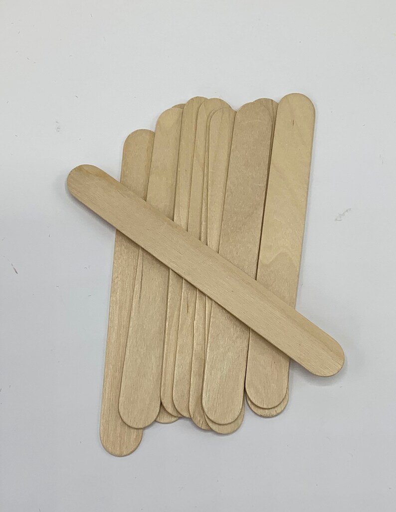 Large wooden lolly sticks for crafting eco friendly gardening Etsy