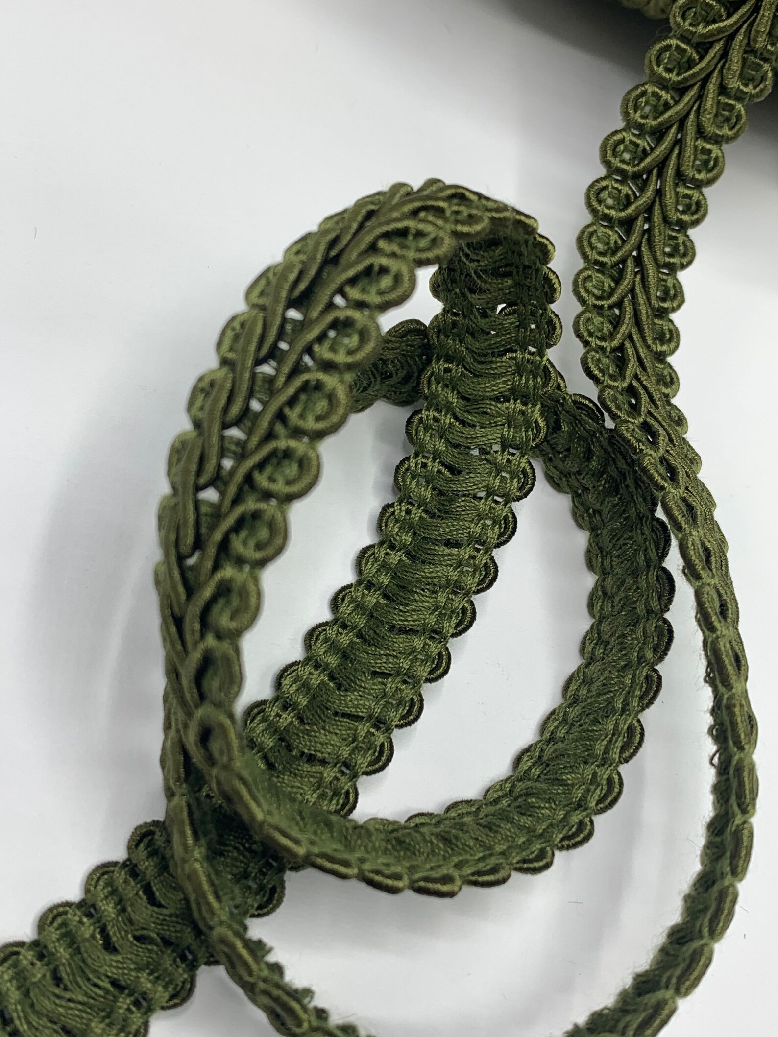 Olive Green Upholstery Trim 15mm / 5/8 Wide Khaki Green Etsy