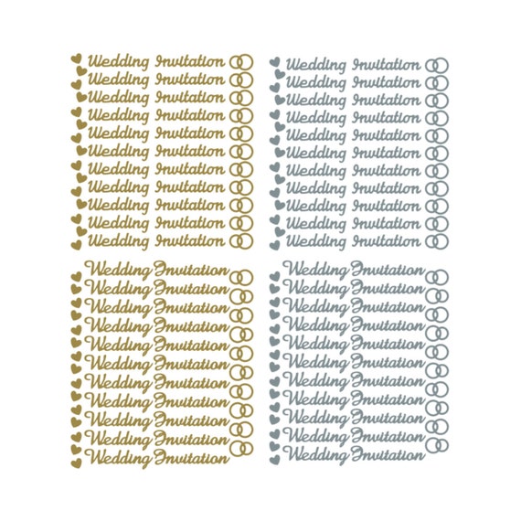 Wedding Invitation Peeloff Stickers Wedding Invitation Peeloff Stickers