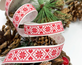 Bertie's Bows Candy Cane Joyeux Noël gros-grain Craft Ribbon Sélection